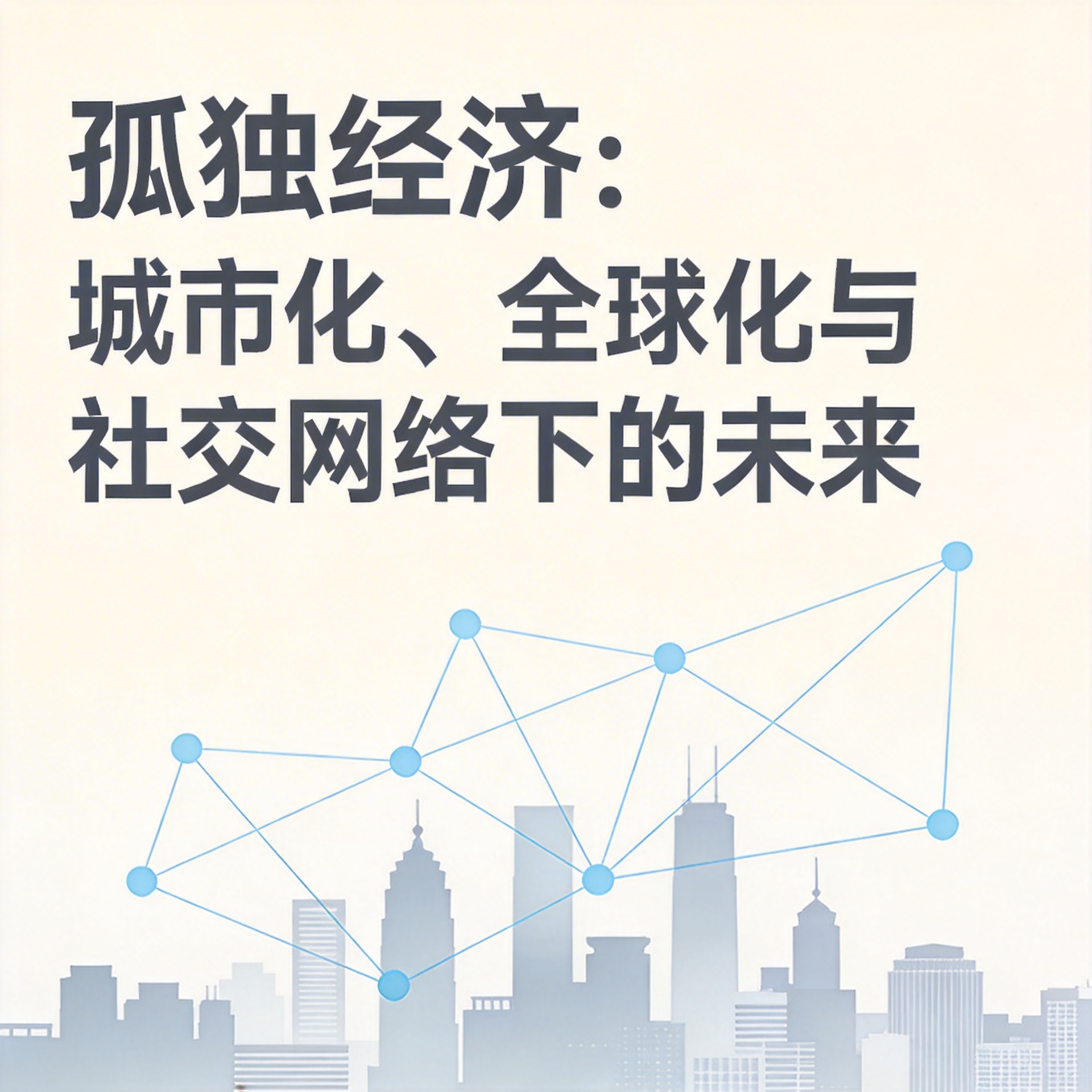 孤独经济：城市化、全球化与社交网络下的未来封面