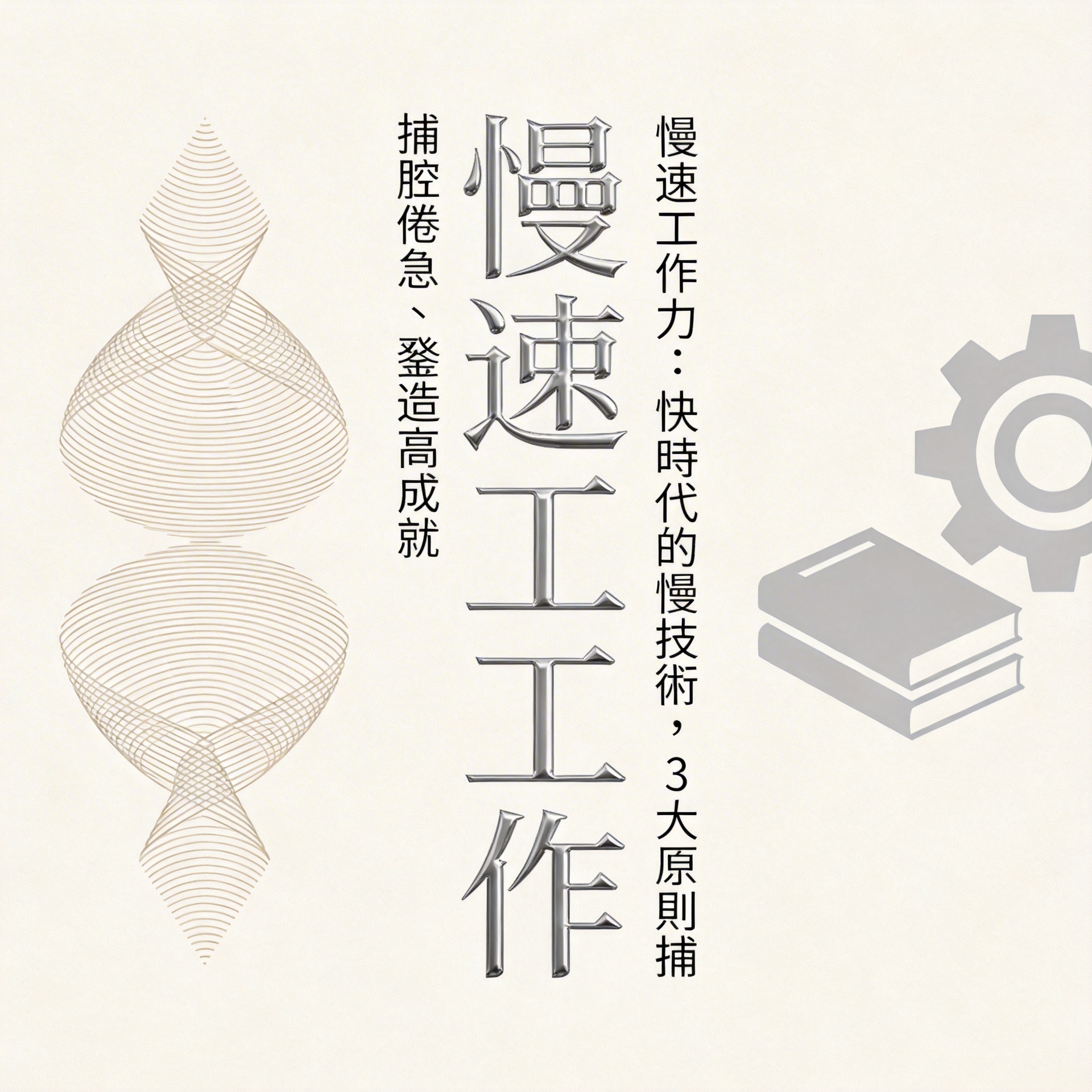 慢速工作力：快時代的慢技術，3大原則擺脫倦怠、鍛造更高成就封面